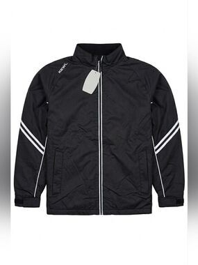 Kewl Team Black Eye Technical Insulated Wind Jacket w/ White Accents, NWT, M